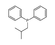 2-methylpropyl(diphenyl)phosphane结构式