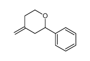 tetrahydro-4-methylene-2-phenyl-2H-pyran structure