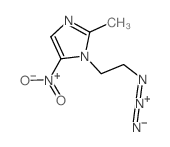 1-(2-azidoethyl)-2-methyl-5-nitro-imidazole Structure