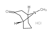 9-Azabicyclo[3.3.1]nonan-3-one,9-methyl-, hydrochloride (1:1) Structure