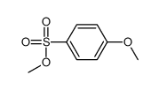 methyl 4-methoxybenzenesulfonate Structure