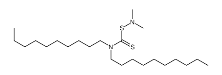 dimethylamino N,N-didecylcarbamodithioate结构式