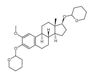 2-methoxyestradiol bis-THP ether Structure