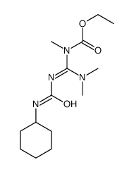 [[[(环己基氨基)羰基]亚氨基](二甲基氨基)甲基]甲基氨基甲酸乙酯结构式