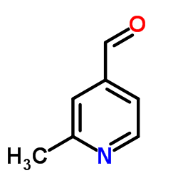 2-甲基-4-吡啶甲醛结构式
