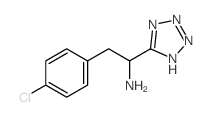 2-(4-chlorophenyl)-1-(2H-tetrazol-5-yl)ethanamine Structure