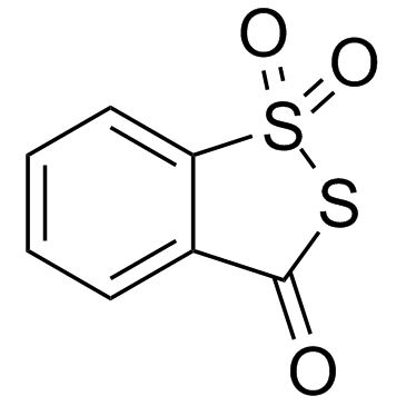 3H-1,2-苯并二硫醇-3-酮1,1-二氧化物结构式