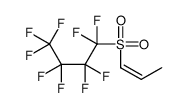 1,1,1,2,2,3,3,4,4-nonafluoro-4-prop-1-enylsulfonylbutane结构式