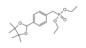 4,4,5,5-tetramethyl-2-(para-methyldiethylphosphonatephenyl)-1,3-dioxolane Structure
