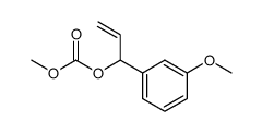 1-(3'-methoxyphenyl)-prop-2-enyl methyl carbonate Structure