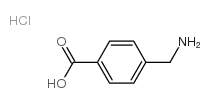 4-(氨基甲基)-苯甲酸盐酸盐结构式