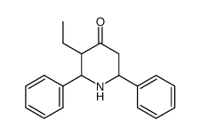 3-ethyl-2,6-diphenyl-piperidin-4-one Structure