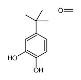 4-tert-butylbenzene-1,2-diol,formaldehyde Structure