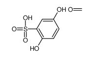 2,5-dihydroxybenzenesulfonic acid,formaldehyde Structure