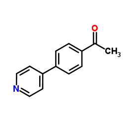 1-(4-(吡啶-4-基)苯基)乙酮结构式