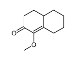 4,4a,5,6,7,8-hexahydro-1-methoxy-2(3H)-naphthalenone结构式