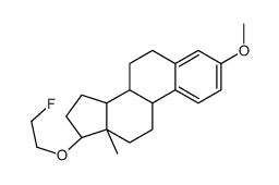 (8R,9S,13S,14S,17S)-17-(2-fluoroethoxy)-3-methoxy-13-methyl-6,7,8,9,11,12,14,15,16,17-decahydrocyclopenta[a]phenanthrene结构式