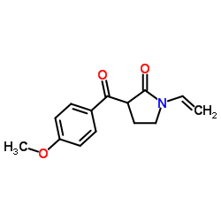 3-(4-METHOXY-BENZOYL)-1-VINYL-PYRROLIDIN-2-ONE结构式