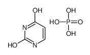 phosphoric acid,1H-pyrimidine-2,4-dione结构式