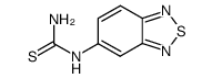 benzo[1,2,5]thiadiazol-5-yl-thiourea Structure