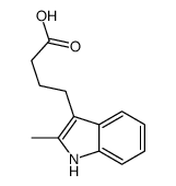 4-(2-methyl-1H-indol-3-yl)butanoic acid结构式