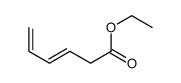 ethyl hexa-3,5-dienoate结构式