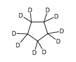 环戊烷-D10结构式
