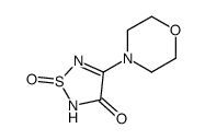 4-morpholin-4-yl-1-oxo-1,2,5-thiadiazol-3-one Structure