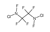 N1,N2-dichloro-N1,N2,1,1,2,2-hexafluoroethane-1,2-diamine结构式