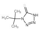 1-叔丁基-1,4-二氢四唑-5-硫酮结构式