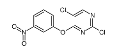 2,5-Dichloro-4-(3-nitrophenoxy)pyrimidine Structure