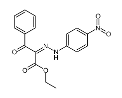 2-(4-nitro-phenylhydrazono)-3-oxo-3-phenyl-propionic acid ethyl ester Structure