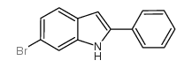 6-溴-2-苯基-1H-吲哚结构式