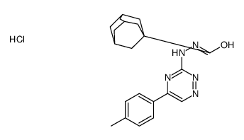 N'-[5-(4-methylphenyl)-1,2,4-triazin-3-yl]adamantane-1-carbohydrazide,hydrochloride Structure