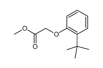 (2-tert-butyl-phenoxy)-acetic acid methyl ester结构式
