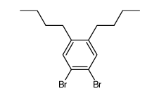 1,2-dibromo-4,5-dibutylbenzene结构式