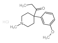 1-[4-(3-methoxyphenyl)-1-methyl-4-piperidyl]propan-1-one Structure
