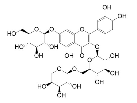 Peltatoside 7-O-beta-glucopyranoside Structure