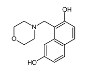 1-morpholinomethylnaphthalene-2,7-diol结构式