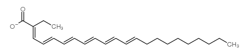 Docosahexaenoic acid ethyl ester结构式