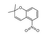 2,2-dimethyl-5-nitrochromene Structure