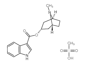 甲磺酸托烷司琼结构式