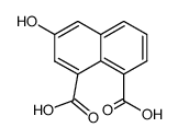 3-hydroxy-naphthalene-1,8-dicarboxylic acid结构式