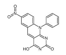 7-nitro-10-phenylpyrimido[4,5-b]quinoline-2,4-dione结构式