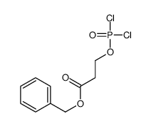 3-[(Dichlorophosphinyl)oxy]propanoic Acid Benzyl Ester结构式