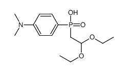 2,2-diethoxyethyl-[4-(dimethylamino)phenyl]phosphinic acid Structure
