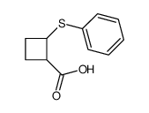 2-phenylsulfanylcyclobutane-1-carboxylic acid Structure