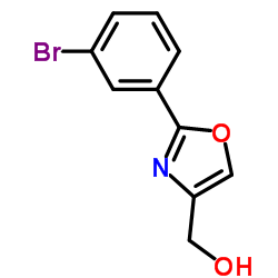 [2-(3-Bromophenyl)-1,3-oxazol-4-yl]methanol Structure