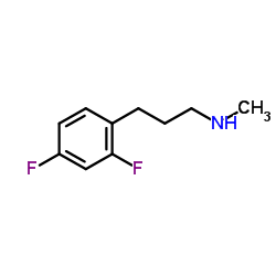 3-(2,4-Difluorophenyl)-N-methyl-1-propanamine结构式