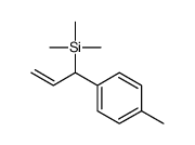 trimethyl-[1-(4-methylphenyl)prop-2-enyl]silane Structure